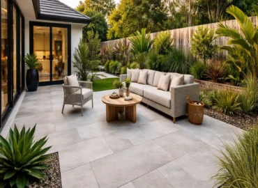 Outdoor tiling project by Pro Tiling Perth showcasing clean and durable tile installation
