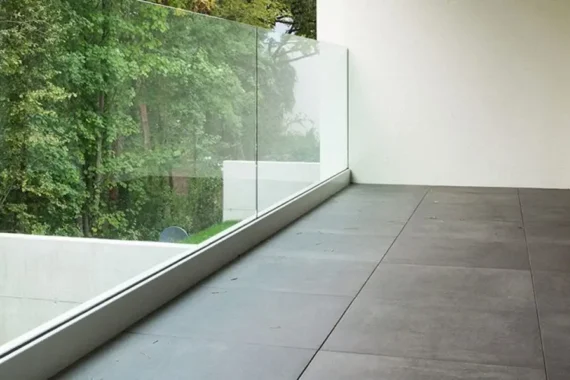 Modern balcony tiling service in Perth with outdoor floor tiles