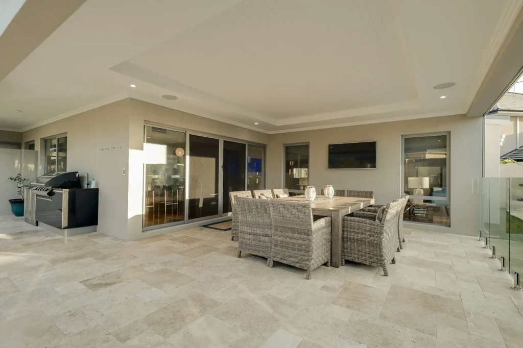 Alfresco tiling in Perth for modern outdoor living areas